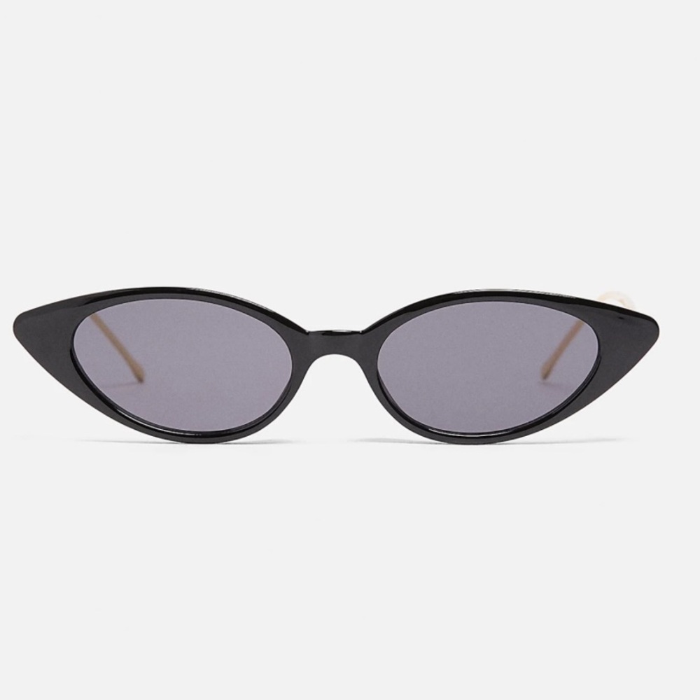 Zara Black Cat-Eye Sunglasses